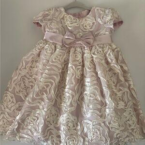 Pippa & Julie Pink Rose Pattern Dress